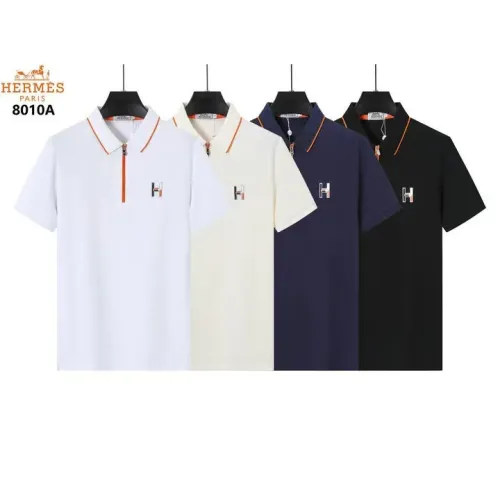Replica Hermes T-Shirts Short Sleeved For Men #1411119 $38.00 USD for Wholesale