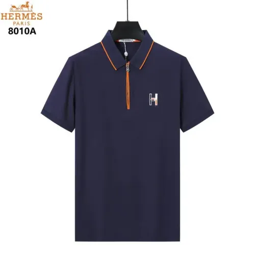 Wholesale Hermes T-Shirts Short Sleeved For Men #1411120 $38.00 USD, Wholesale Quality Replica Hermes T-Shirts