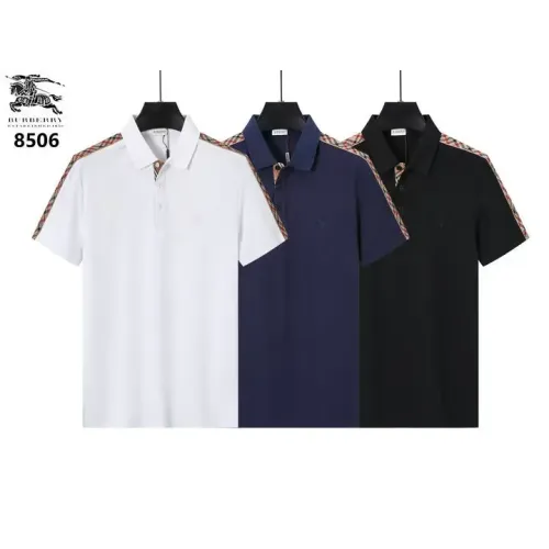 Replica Burberry T-Shirts Short Sleeved For Men #1411137 $38.00 USD for Wholesale