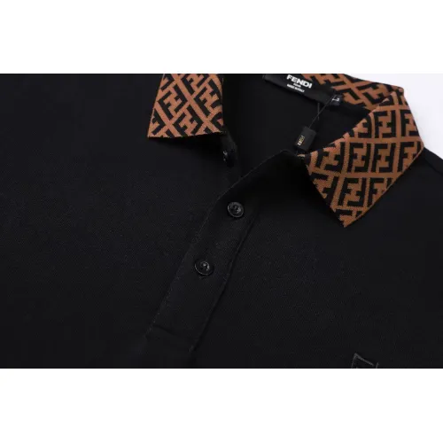 Replica Fendi T-Shirts Short Sleeved For Men #1411261 $38.00 USD for Wholesale