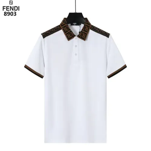 Wholesale Fendi T-Shirts Short Sleeved For Men #1411264 $38.00 USD, Wholesale Quality Replica Fendi T-Shirts