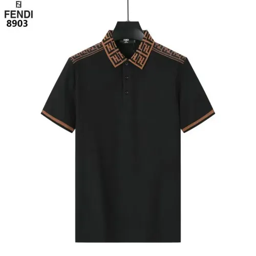 Wholesale Fendi T-Shirts Short Sleeved For Men #1411265 $38.00 USD, Wholesale Quality Replica Fendi T-Shirts
