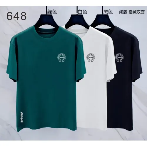 Replica Chrome Hearts T-Shirts Short Sleeved For Men #1411278 $38.00 USD for Wholesale