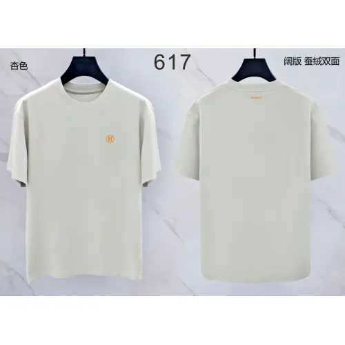 Wholesale Hermes T-Shirts Short Sleeved For Men #1411331 $38.00 USD, Wholesale Quality Replica Hermes T-Shirts