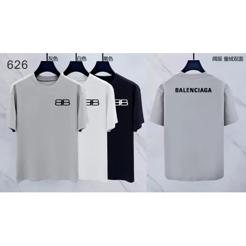 Replica Balenciaga T-Shirts Short Sleeved For Men #1411357 $38.00 USD for Wholesale