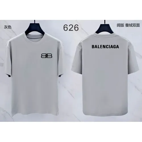 Wholesale Balenciaga T-Shirts Short Sleeved For Men #1411358 $38.00 USD, Wholesale Quality Replica Balenciaga T-Shirts