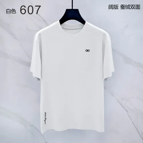 Wholesale Salvatore Ferragamo T-Shirts Short Sleeved For Men #1411369 $38.00 USD, Wholesale Quality Replica Salvatore Ferragamo T-Shirts