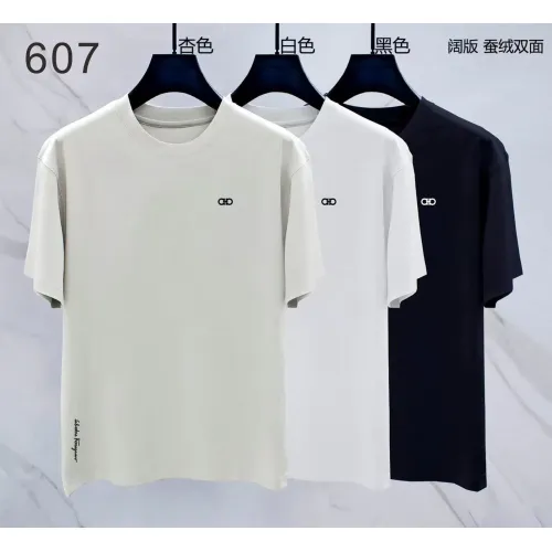 Replica Salvatore Ferragamo T-Shirts Short Sleeved For Men #1411370 $38.00 USD for Wholesale