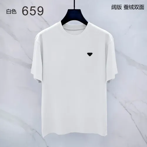Wholesale Prada T-Shirts Short Sleeved For Men #1411387 $38.00 USD, Wholesale Quality Replica Prada T-Shirts