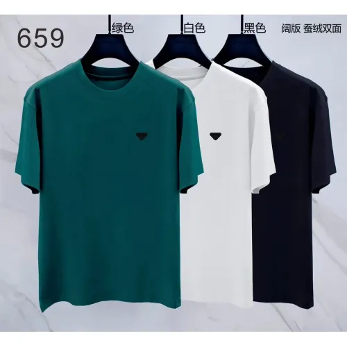 Replica Prada T-Shirts Short Sleeved For Men #1411389 $38.00 USD for Wholesale