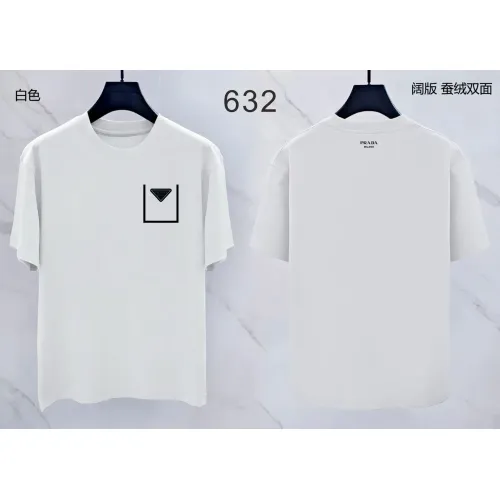 Wholesale Prada T-Shirts Short Sleeved For Men #1411390 $38.00 USD, Wholesale Quality Replica Prada T-Shirts