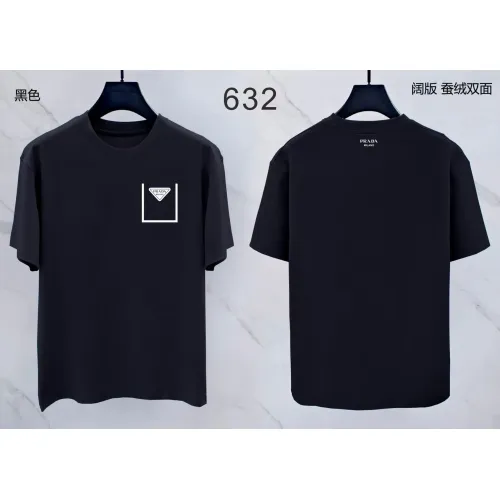 Wholesale Prada T-Shirts Short Sleeved For Men #1411392 $38.00 USD, Wholesale Quality Replica Prada T-Shirts