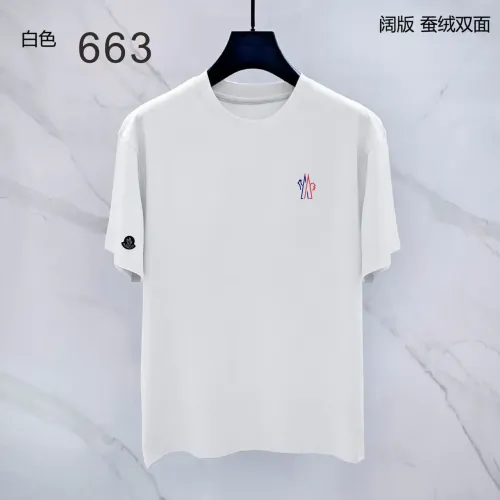 Wholesale Moncler T-Shirts Short Sleeved For Men #1411400 $38.00 USD, Wholesale Quality Replica Moncler T-Shirts