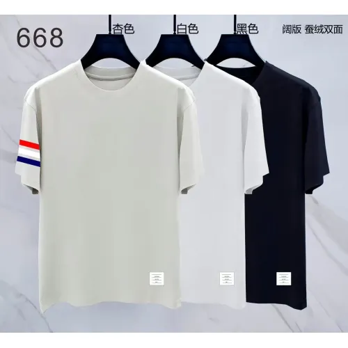 Replica Thom Browne TB T-Shirts Short Sleeved For Men #1411408 $38.00 USD for Wholesale