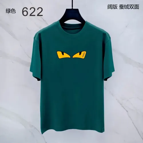 Wholesale Fendi T-Shirts Short Sleeved For Men #1411413 $38.00 USD, Wholesale Quality Replica Fendi T-Shirts