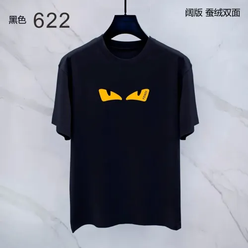 Wholesale Fendi T-Shirts Short Sleeved For Men #1411414 $38.00 USD, Wholesale Quality Replica Fendi T-Shirts