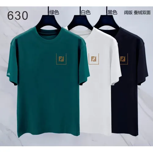 Replica Fendi T-Shirts Short Sleeved For Men #1411417 $38.00 USD for Wholesale