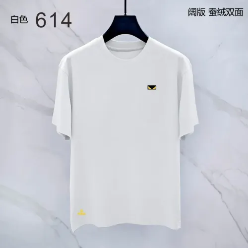 Wholesale Fendi T-Shirts Short Sleeved For Men #1411419 $38.00 USD, Wholesale Quality Replica Fendi T-Shirts