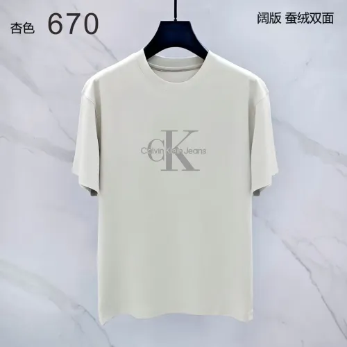 Wholesale Calvin Klein CK T-Shirts Short Sleeved For Men #1411428 $38.00 USD, Wholesale Quality Replica Calvin Klein CK T-Shirts