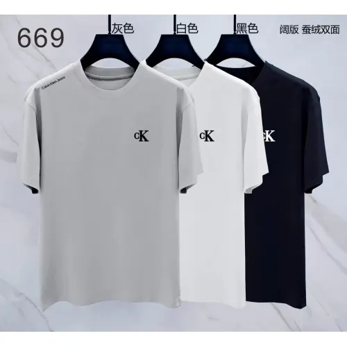 Replica Calvin Klein CK T-Shirts Short Sleeved For Men #1411433 $38.00 USD for Wholesale