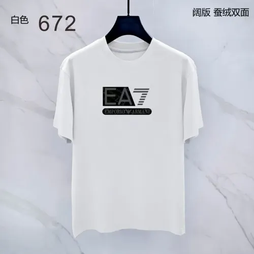 Wholesale Armani T-Shirts Short Sleeved For Men #1411437 $38.00 USD, Wholesale Quality Replica Armani T-Shirts
