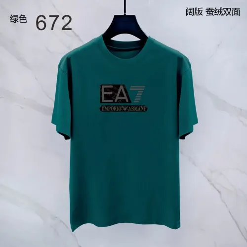 Wholesale Armani T-Shirts Short Sleeved For Men #1411438 $38.00 USD, Wholesale Quality Replica Armani T-Shirts