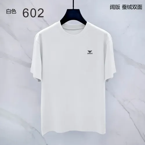 Wholesale Armani T-Shirts Short Sleeved For Men #1411446 $38.00 USD, Wholesale Quality Replica Armani T-Shirts