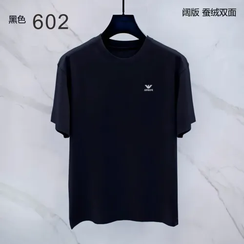 Wholesale Armani T-Shirts Short Sleeved For Men #1411447 $38.00 USD, Wholesale Quality Replica Armani T-Shirts