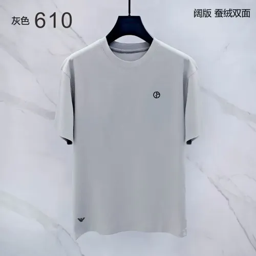 Wholesale Armani T-Shirts Short Sleeved For Men #1411449 $38.00 USD, Wholesale Quality Replica Armani T-Shirts