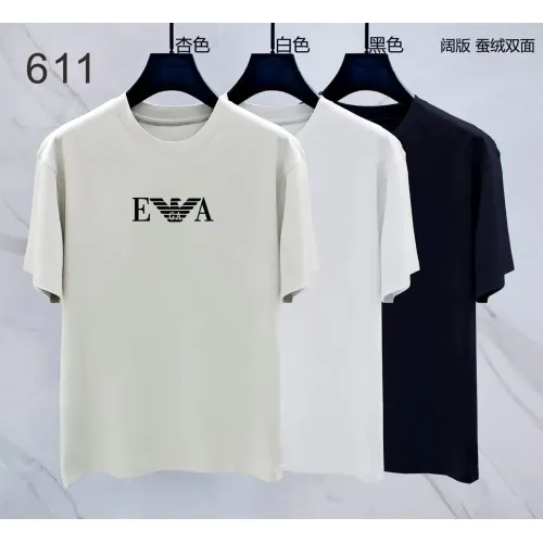 Replica Armani T-Shirts Short Sleeved For Men #1411457 $38.00 USD for Wholesale