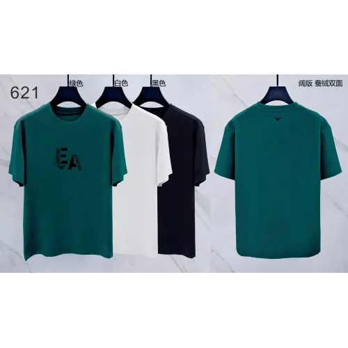 Replica Armani T-Shirts Short Sleeved For Men #1411501 $38.00 USD for Wholesale