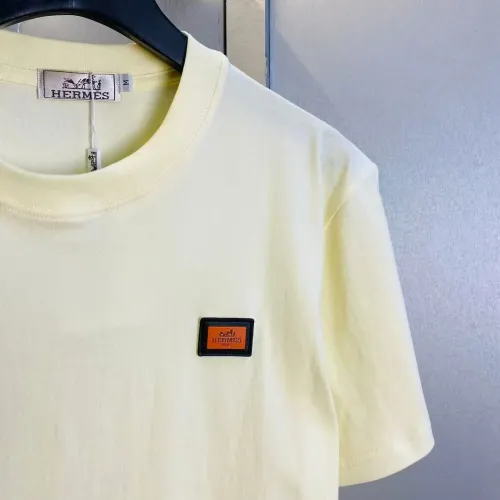 Replica Hermes T-Shirts Short Sleeved For Unisex #1411553 $27.00 USD for Wholesale