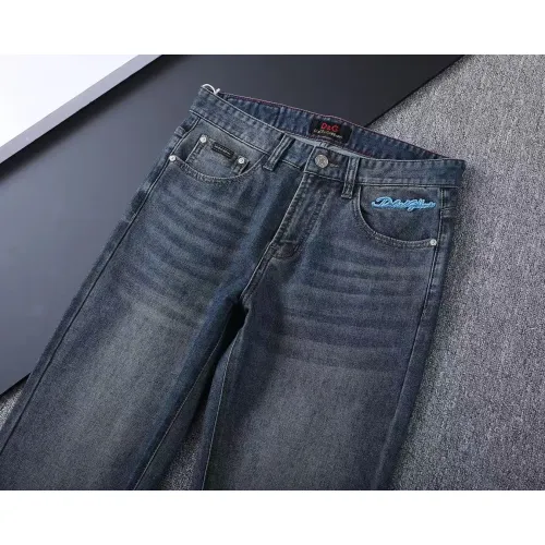 Replica Dolce & Gabbana D&G Jeans For Men #1411578 $45.00 USD for Wholesale