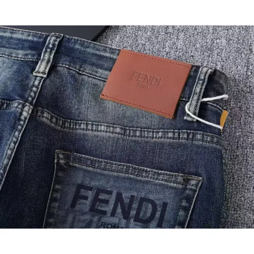 Replica Fendi Jeans For Men #1411586 $45.00 USD for Wholesale