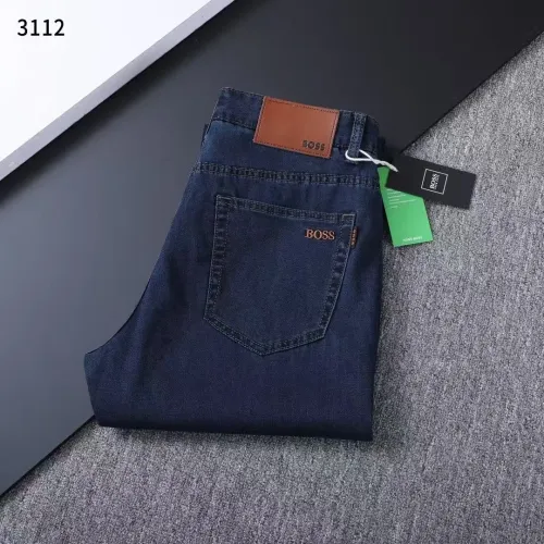Wholesale Boss Jeans For Men #1411588 $45.00 USD, Wholesale Quality Replica Boss Jeans