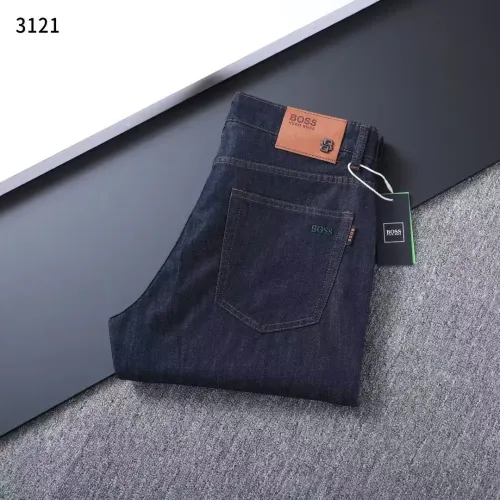 Wholesale Boss Jeans For Men #1411590 $45.00 USD, Wholesale Quality Replica Boss Jeans