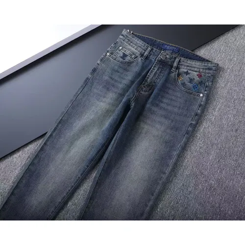 Replica Louis Vuitton LV Jeans For Men #1411593 $45.00 USD for Wholesale