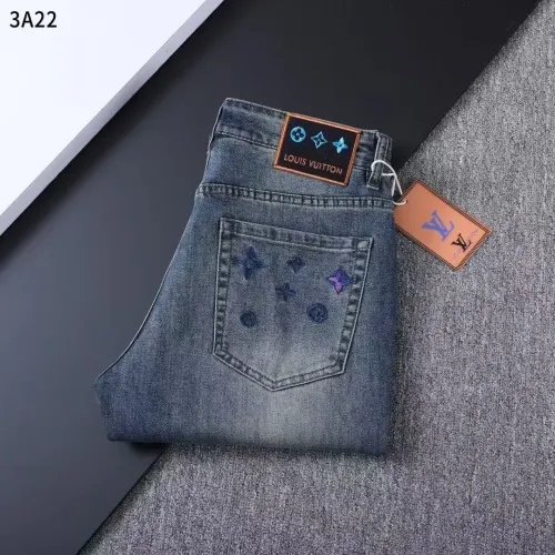 Wholesale Louis Vuitton LV Jeans For Men #1411595 $45.00 USD, Wholesale Quality Replica Louis Vuitton LV Jeans