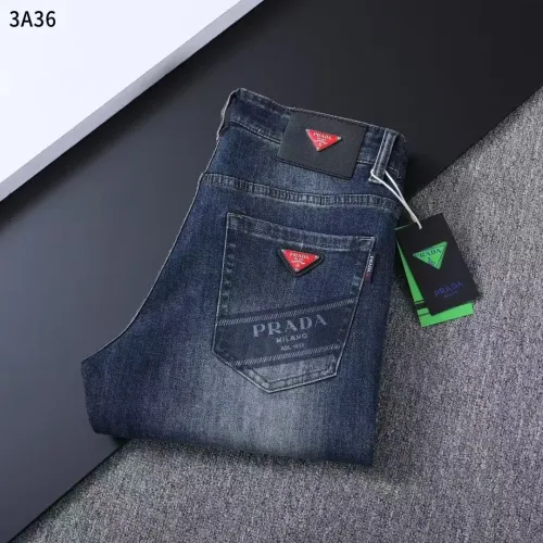 Wholesale Prada Jeans For Men #1411606 $45.00 USD, Wholesale Quality Replica Prada Jeans
