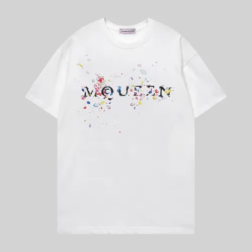 Wholesale Alexander McQueen T-shirts Short Sleeved For Unisex #1411615 $34.00 USD, Wholesale Quality Replica Alexander McQueen T-shirts