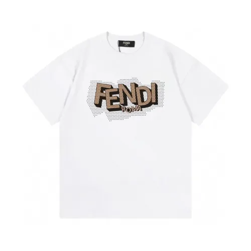 Wholesale Fendi T-Shirts Short Sleeved For Unisex #1411664 $45.00 USD, Wholesale Quality Replica Fendi T-Shirts