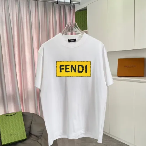 Wholesale Fendi T-Shirts Short Sleeved For Unisex #1411709 $42.00 USD, Wholesale Quality Replica Fendi T-Shirts