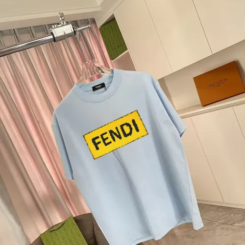 Wholesale Fendi T-Shirts Short Sleeved For Unisex #1411710 $42.00 USD, Wholesale Quality Replica Fendi T-Shirts