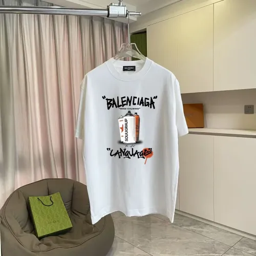 Wholesale Balenciaga T-Shirts Short Sleeved For Unisex #1411778 $45.00 USD, Wholesale Quality Replica Balenciaga T-Shirts