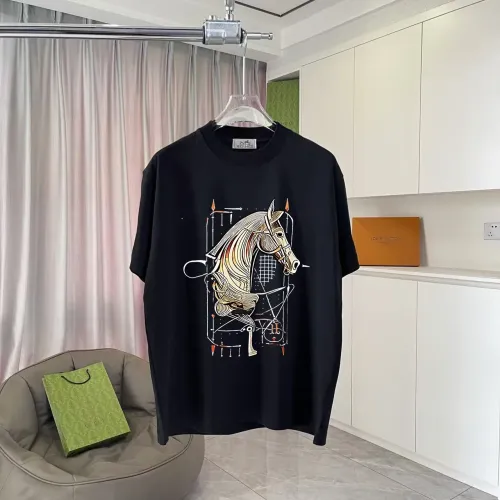 Wholesale Hermes T-Shirts Short Sleeved For Unisex #1411924 $42.00 USD, Wholesale Quality Replica Hermes T-Shirts