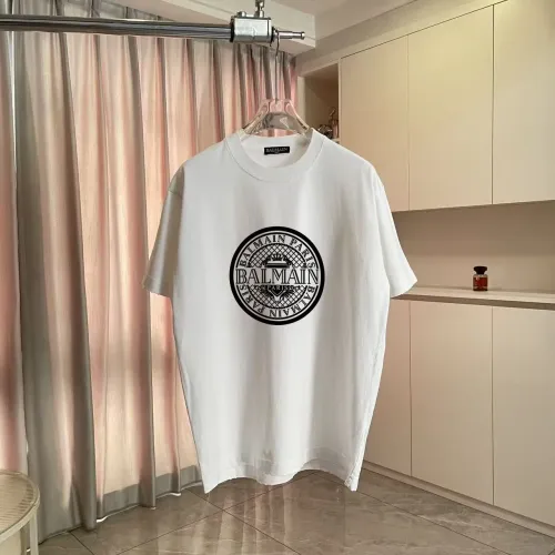 Wholesale Balmain T-Shirts Short Sleeved For Unisex #1411930 $45.00 USD, Wholesale Quality Replica Balmain T-Shirts