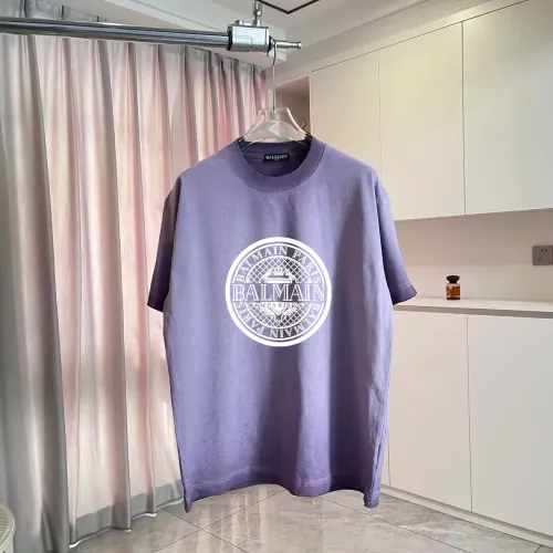 Wholesale Balmain T-Shirts Short Sleeved For Unisex #1411931 $45.00 USD, Wholesale Quality Replica Balmain T-Shirts