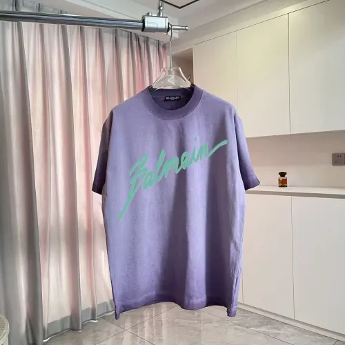 Wholesale Balmain T-Shirts Short Sleeved For Unisex #1411935 $45.00 USD, Wholesale Quality Replica Balmain T-Shirts