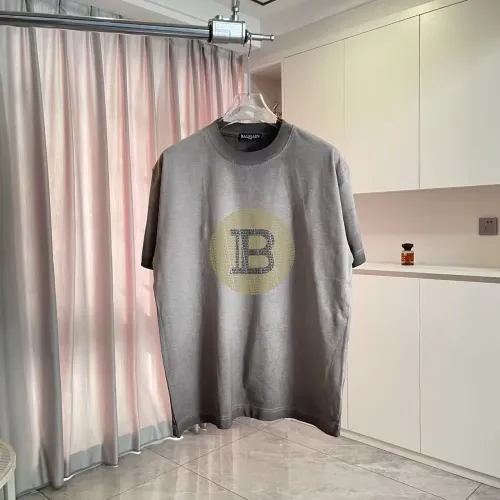Wholesale Balmain T-Shirts Short Sleeved For Unisex #1411941 $45.00 USD, Wholesale Quality Replica Balmain T-Shirts