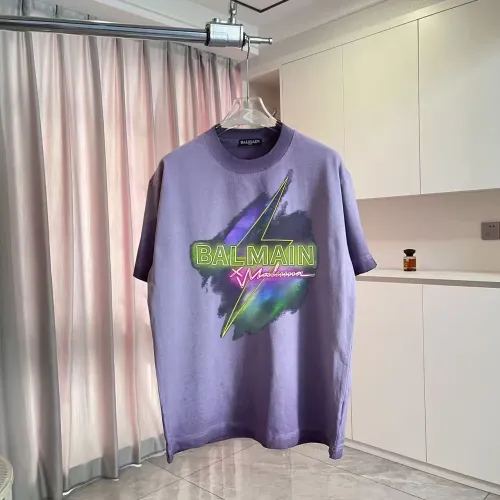 Wholesale Balmain T-Shirts Short Sleeved For Unisex #1411943 $45.00 USD, Wholesale Quality Replica Balmain T-Shirts
